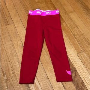 EUC Nike Little Girls Leggings Size 4T